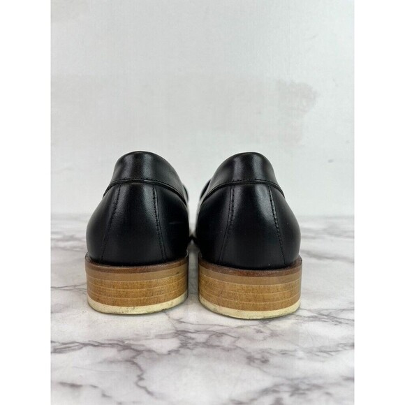 Everlane Women's Black The Modern Leather Loafers Sz 5 - Picture 6 of 11
